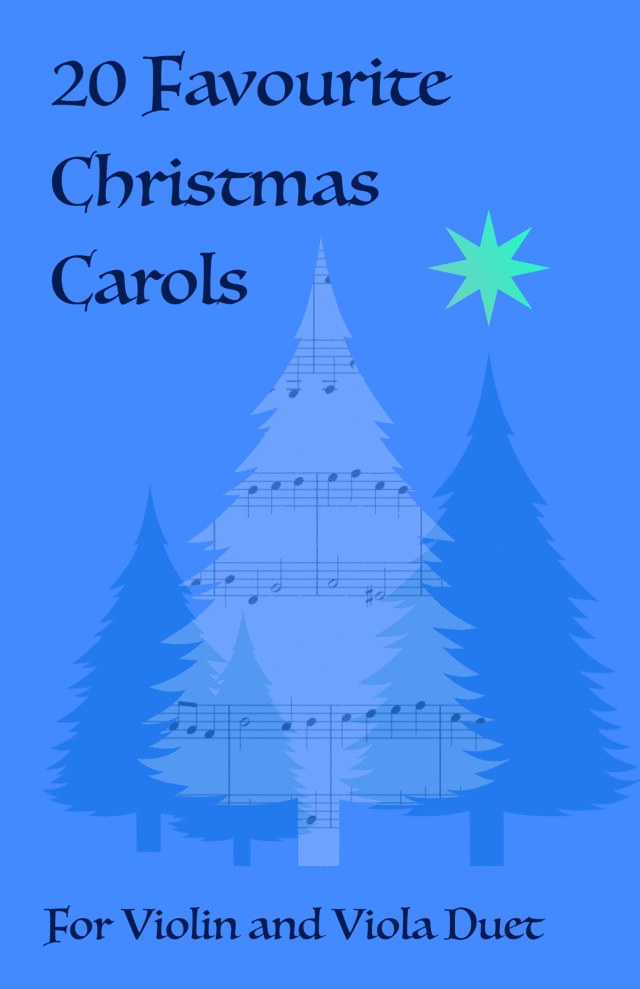 20 Favourite Christmas Carols for Violin and Viola Duet String Duet scores gallery preview page 1