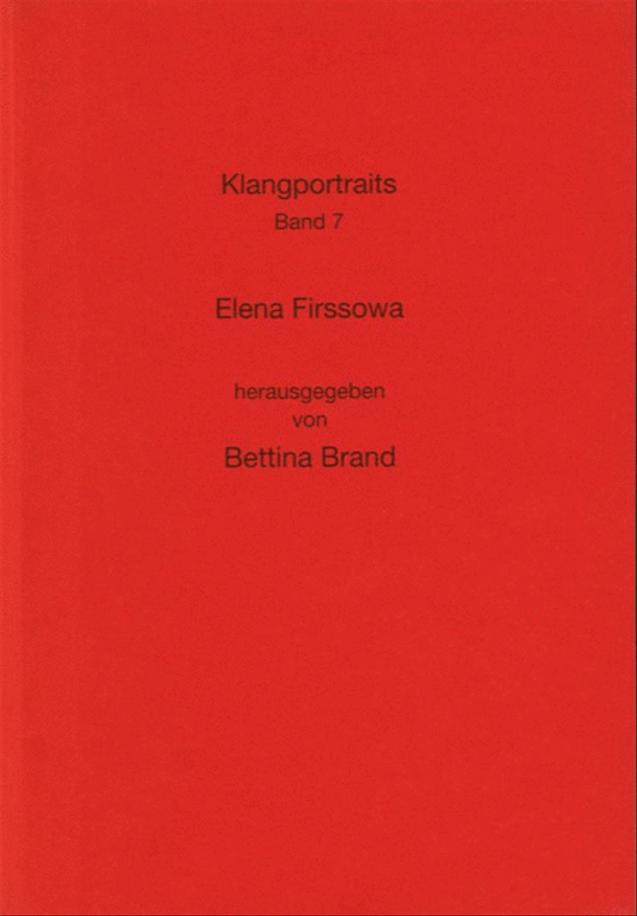 Elena Firssowa. Klangportrait VII School and Community scores gallery preview page 1