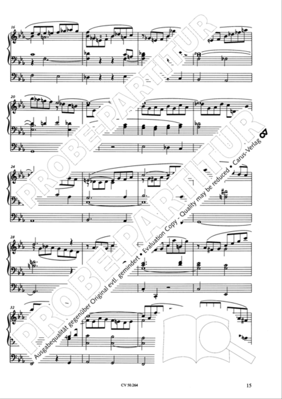 Free organ music for the Worship Service Organ Solo scores gallery preview page 16