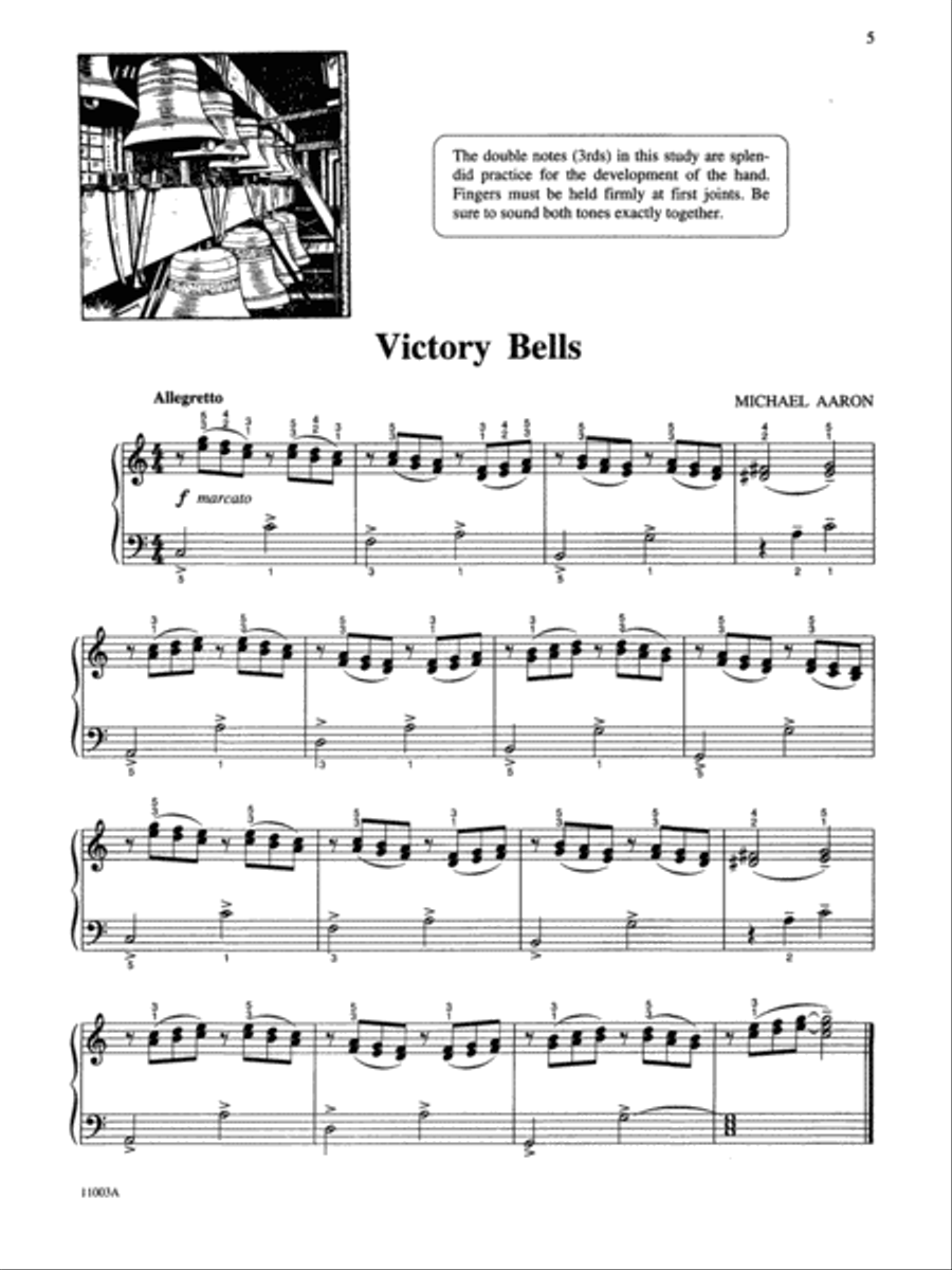 Michael Aaron Piano Course Lessons Grade 3 Piano Method scores gallery preview page 3