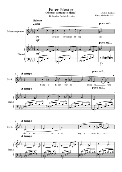 Pater Noster (Mezzosoprano/Piano) image number null