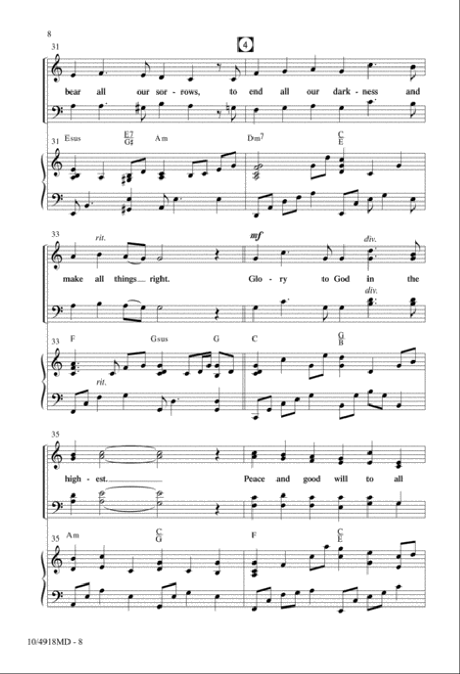 Child of the Promise 4-Part scores gallery preview page 7