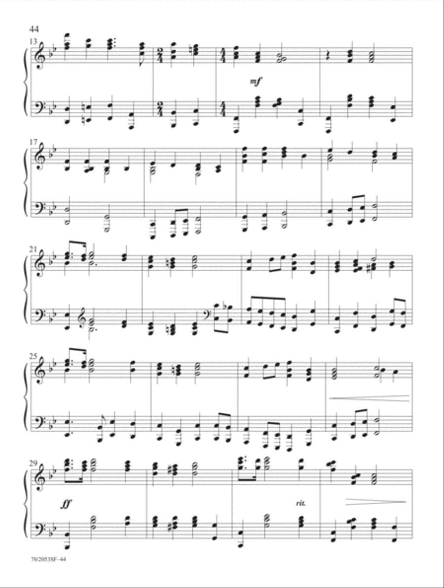Peace on Earth Piano Solo scores gallery preview page 25