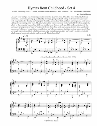Hymns from Childhood - Set 4 (piano solo)
