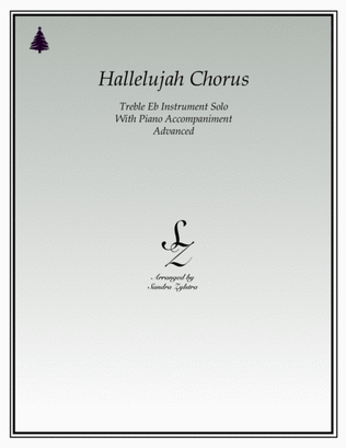 Book cover for Hallelujah Chorus (treble Eb instrument solo)