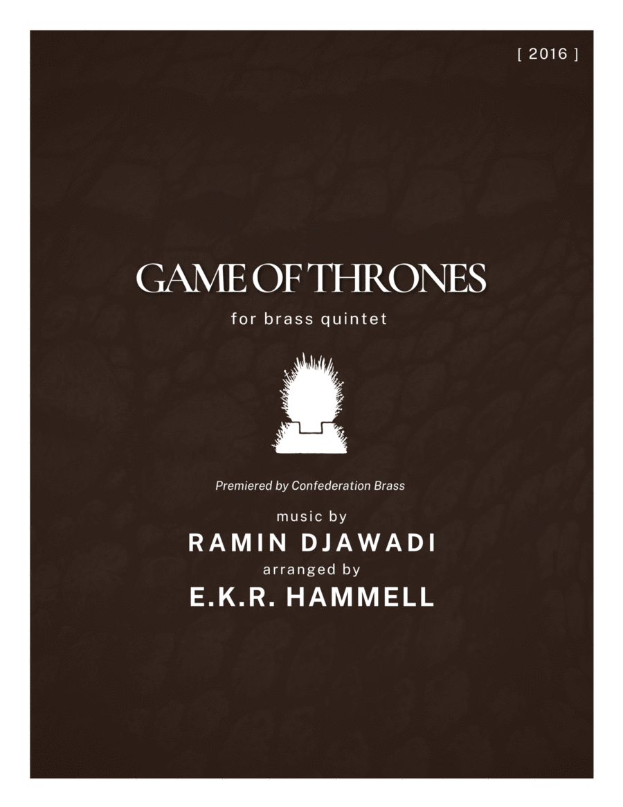 Game Of Thrones Brass Ensemble scores gallery preview page 1