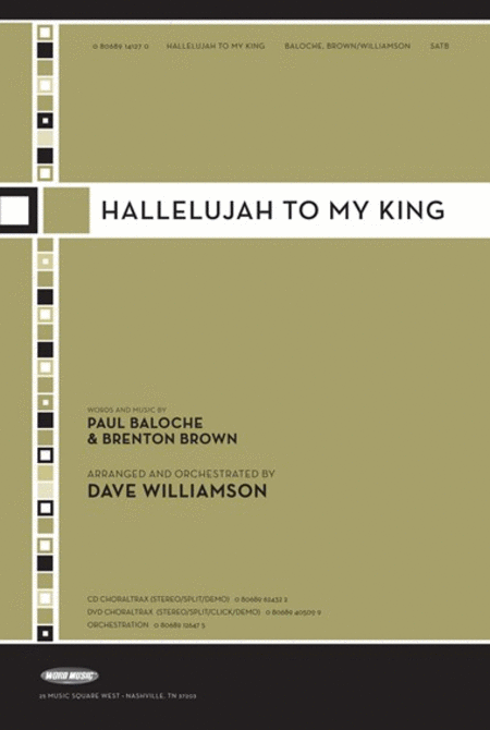 Hallelujah To My King - Strings, percussion, horns, rhythm