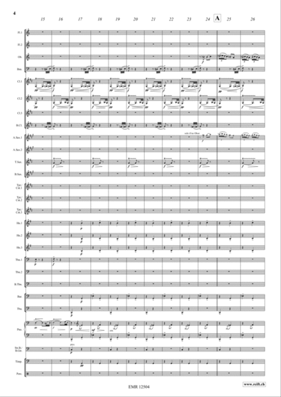 Ritual Fire Dance Concert Band scores gallery preview page 4