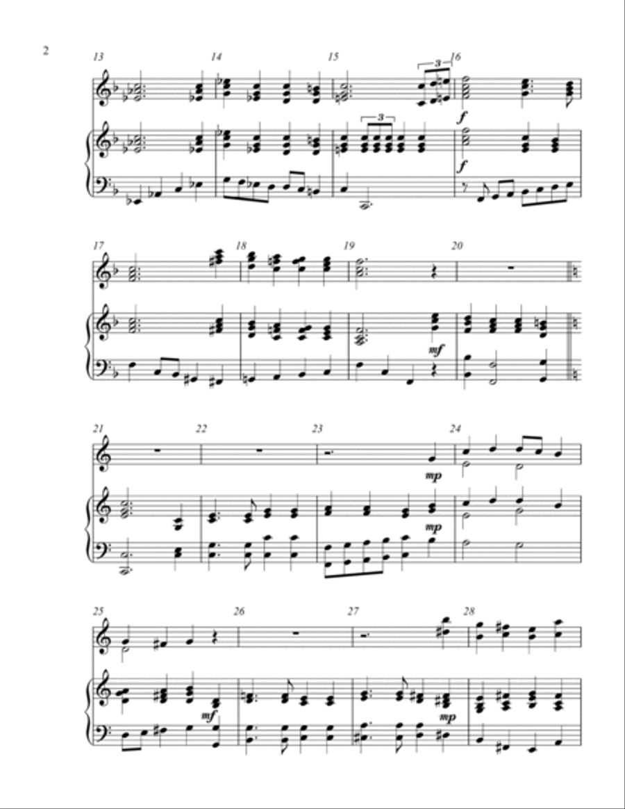 Our Eternal Father (2 octave handbell & piano accompaniment) 2-Octaves scores gallery preview page 3