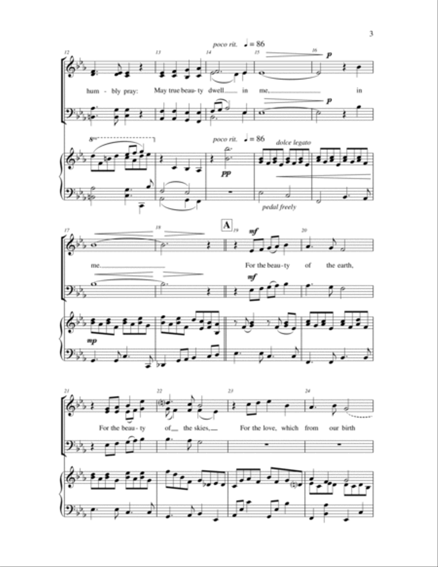 Beauty All Around Us Beauty All Around Us 4-Part scores gallery preview page 2
