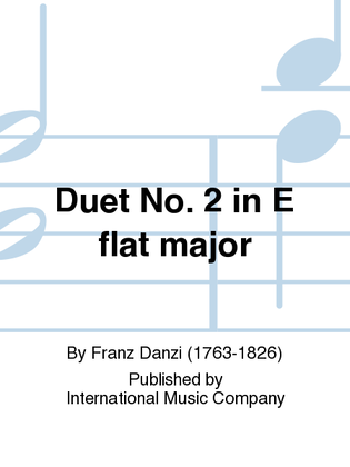 Book cover for Duet No. 2 In E Flat Major
