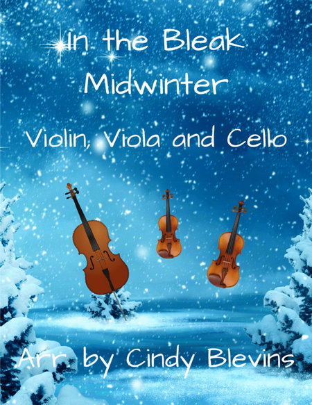 In the Bleak Midwinter, for Violin, Viola and Cello image number null