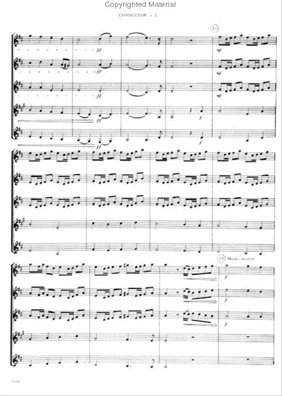 Christmas Carols For Clarinet Choir I Clarinet Choir scores gallery preview page 3