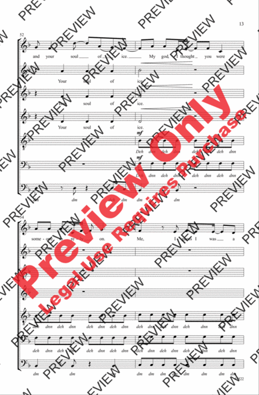 Last Christmas 4-Part scores gallery preview page 13