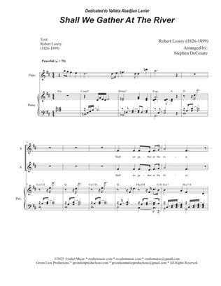 Book cover for Shall We Gather At The River (SATB)