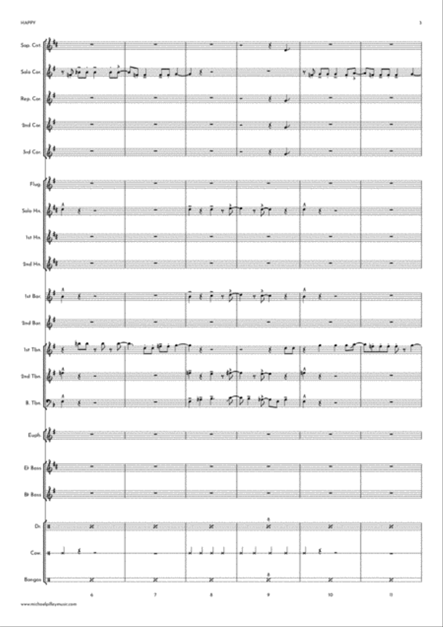 Happy Brass Band scores gallery preview page 3