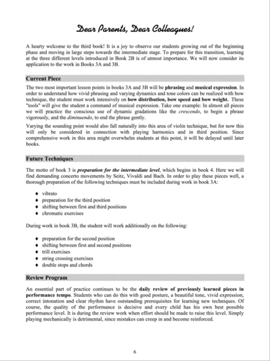 Step by Step 3A -- An Introduction to Successful Practice for Violin Violin Solo scores gallery preview page 4