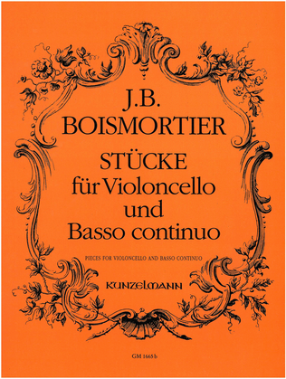 Book cover for Pieces for cello and basso continuo