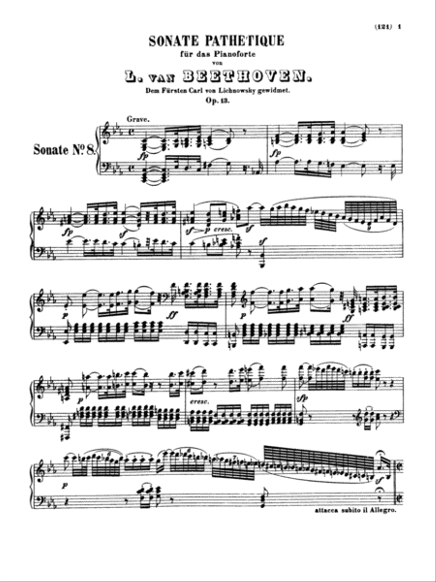 Beethoven: Sonatas (Urtext) - Sonata No. 8, Op. 13 in C minor 