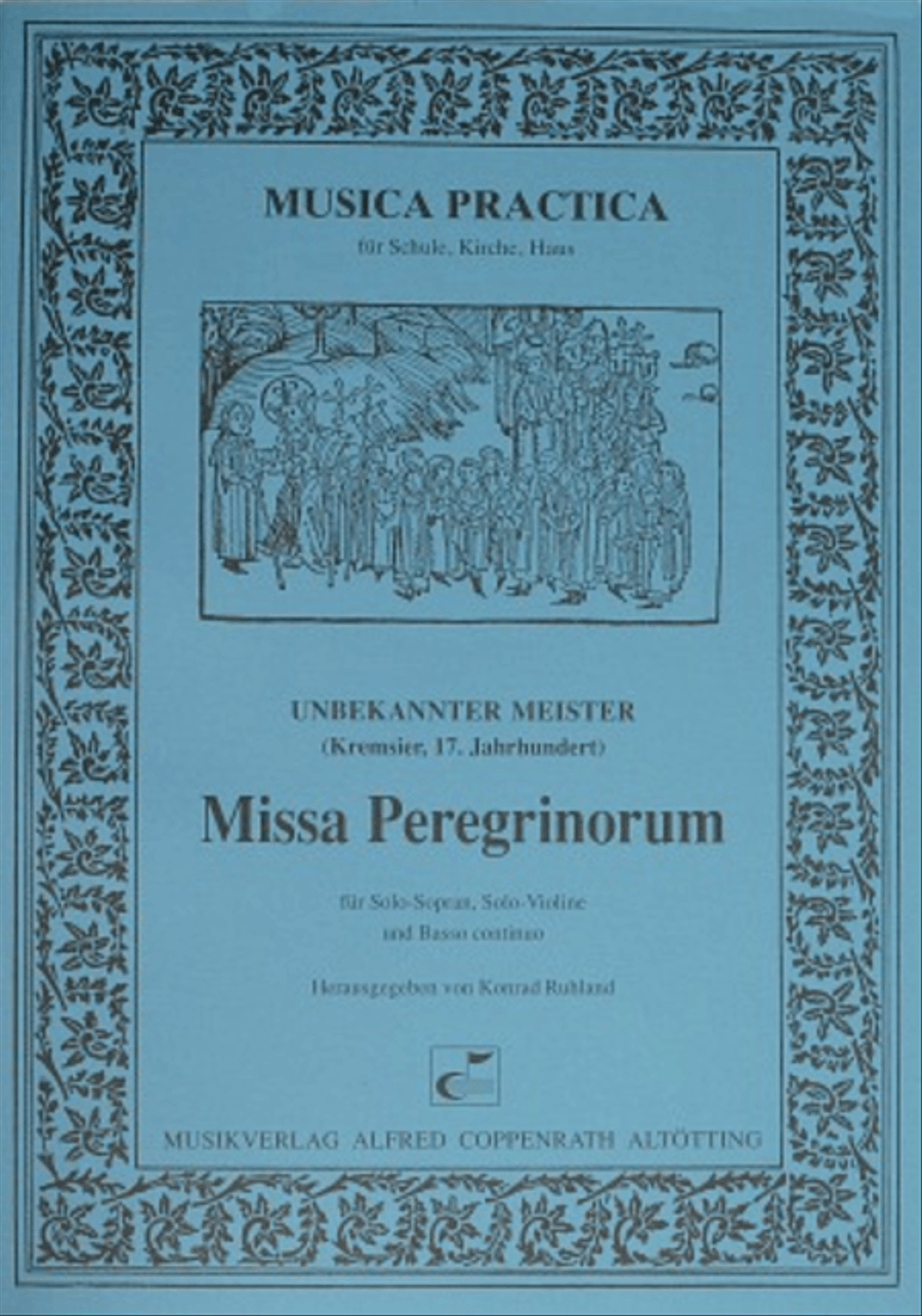 Missa Peregrinorum Missa Peregrinorum Basso Continuo scores gallery preview page 1