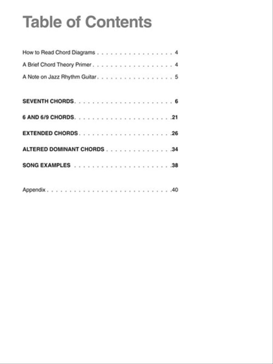 Jazz Guitar Chords Jazz Guitar Chords Electric Guitar scores gallery preview page 3