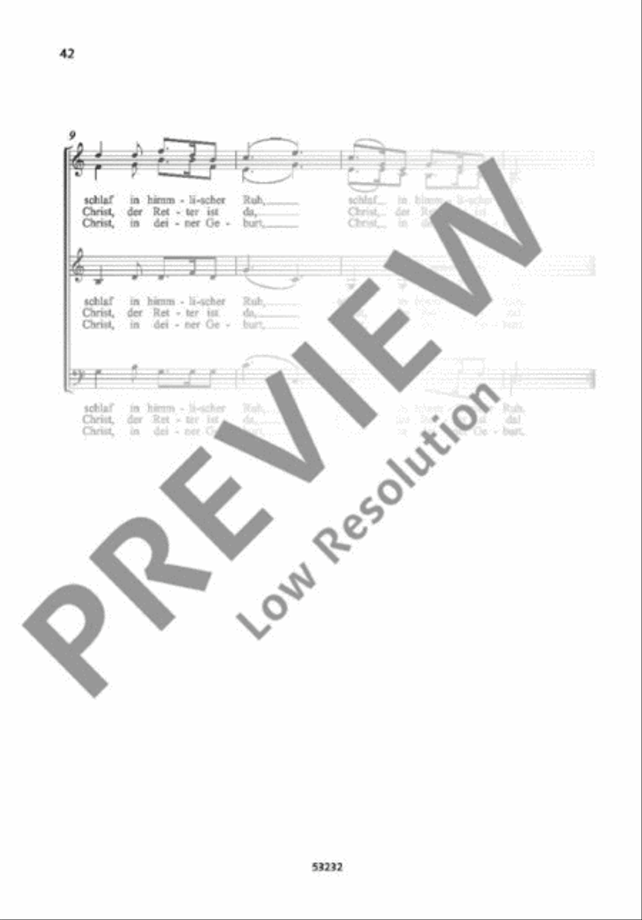 Stille Nacht, heilige Nacht A Cappella scores gallery preview page 3