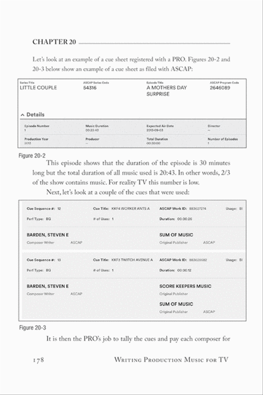 Writing Production Music for TV Collection / Songbook scores gallery preview page 5