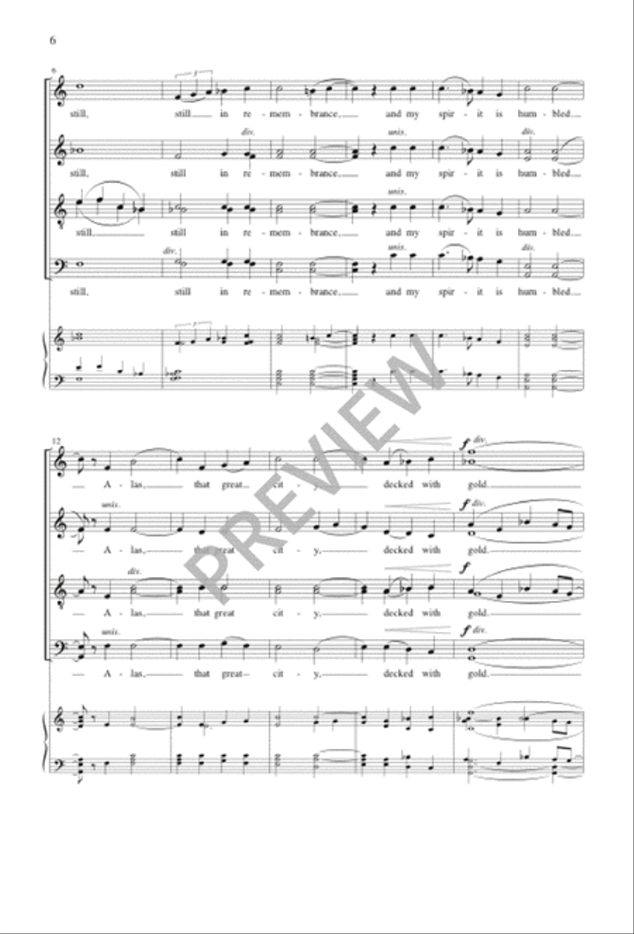 Still, in Remembrance Divisi scores gallery preview page 4