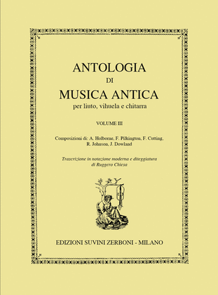 Book cover for Antologia Di Musica Antica Vol 3 (Chiesa)