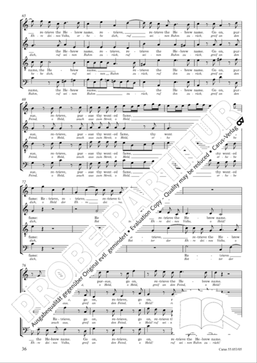 Saul Saul SSATB scores gallery preview page 37