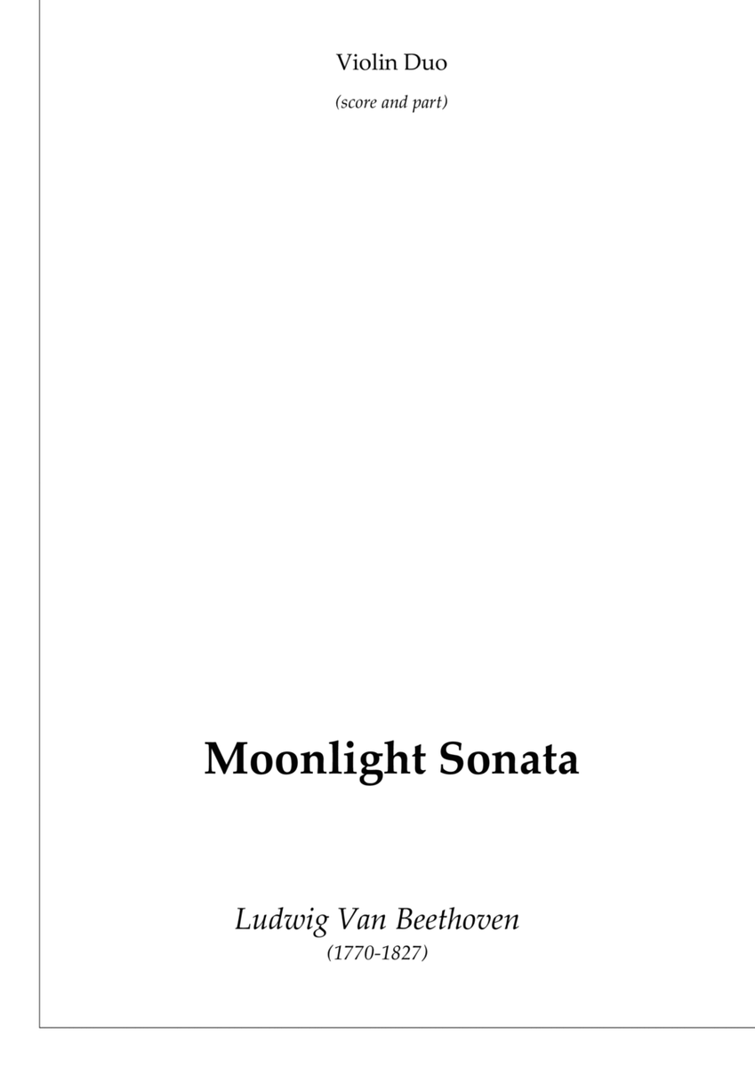 Moonlight Sonata (violin duo) image number null