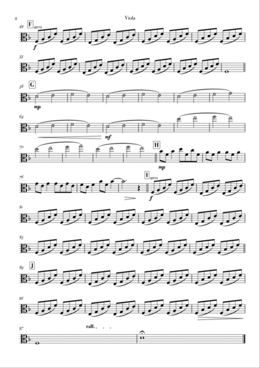 Wrecking Ball String Quartet scores gallery preview page 6