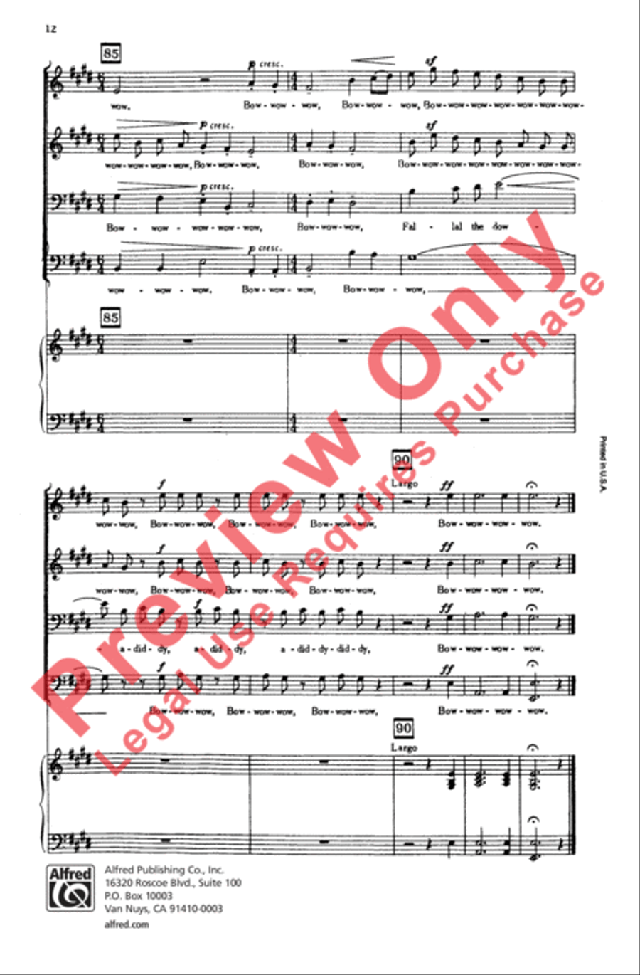The Drummer and the Cook The Drummer and the Cook Men's Choir scores gallery preview page 12