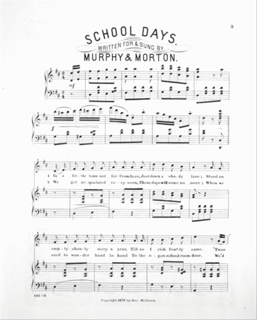 School Days (Or Nellis & Rosie) Voice scores gallery preview page 2