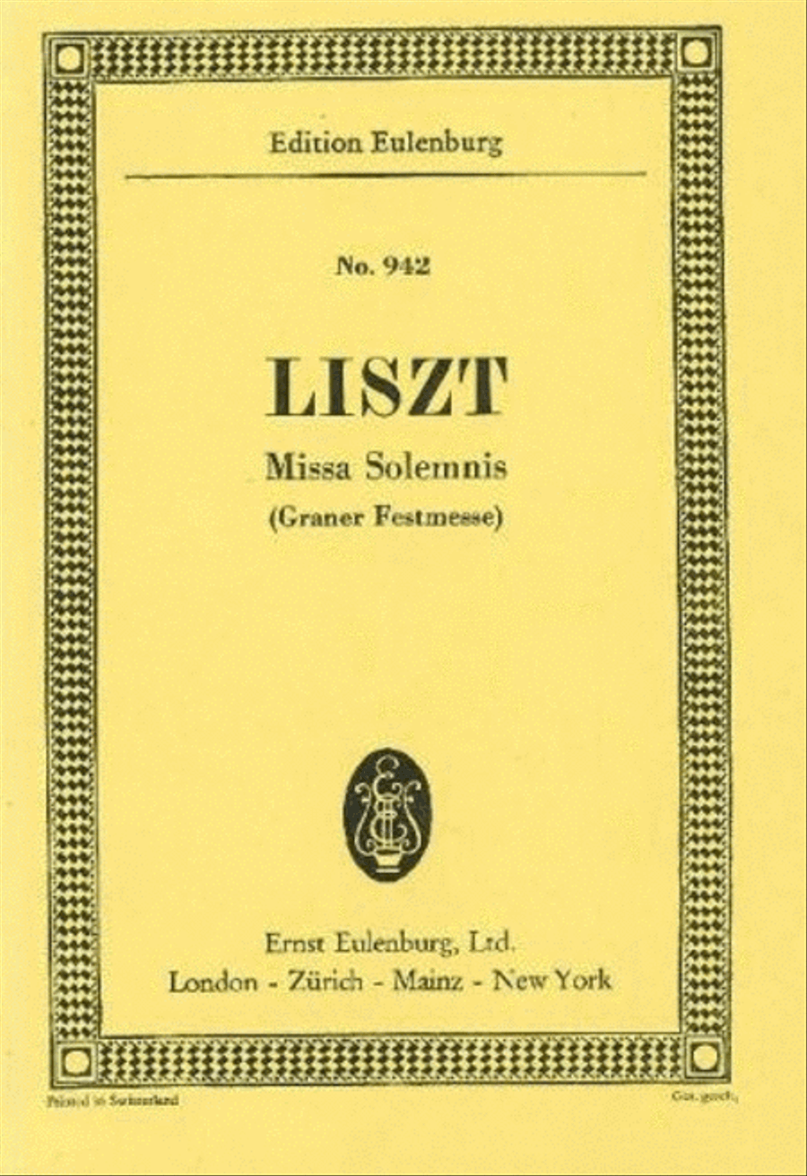 Missa Solemnis Choir scores gallery preview page 1