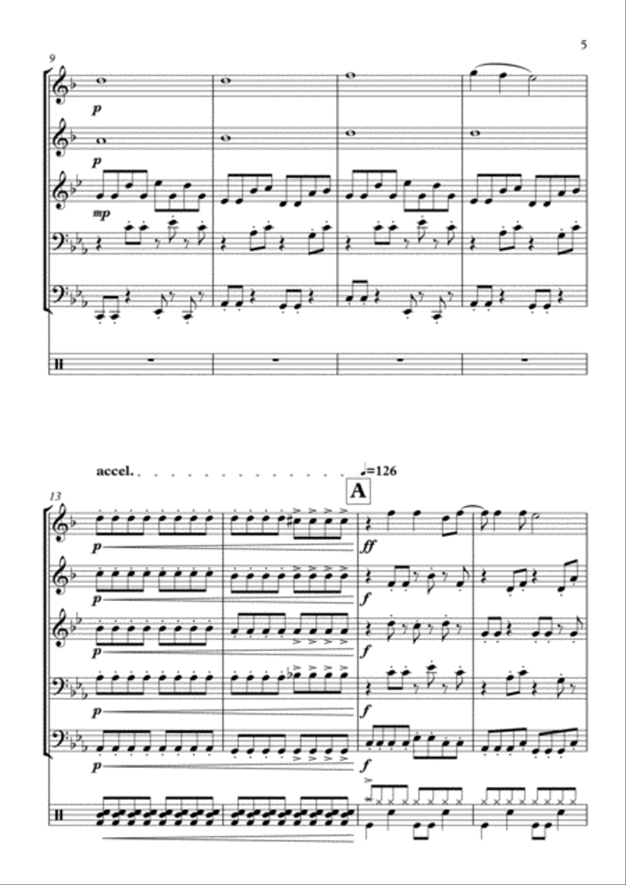 Sweet Dreams (Are Made Of This) Small Ensemble scores gallery preview page 5