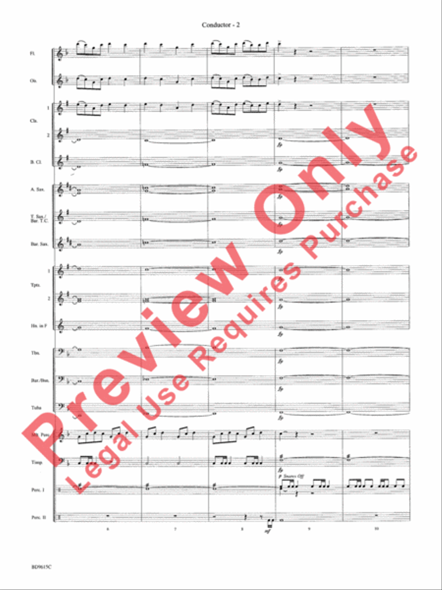 Angels We Have Heard on High Concert Band scores gallery preview page 5