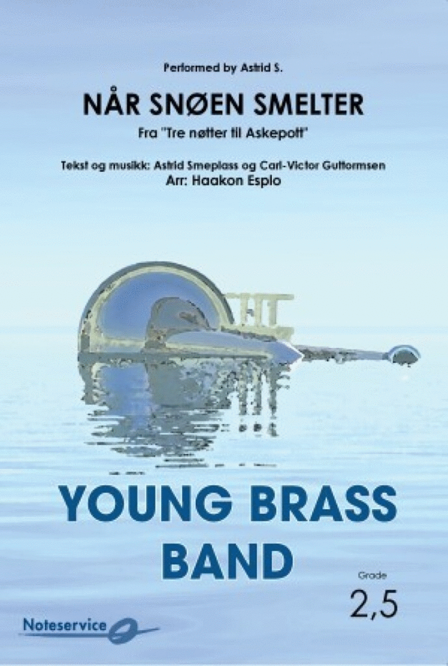 Når snøen smelter fra Tre nøtter til Askepott Brass Band scores gallery preview page 1