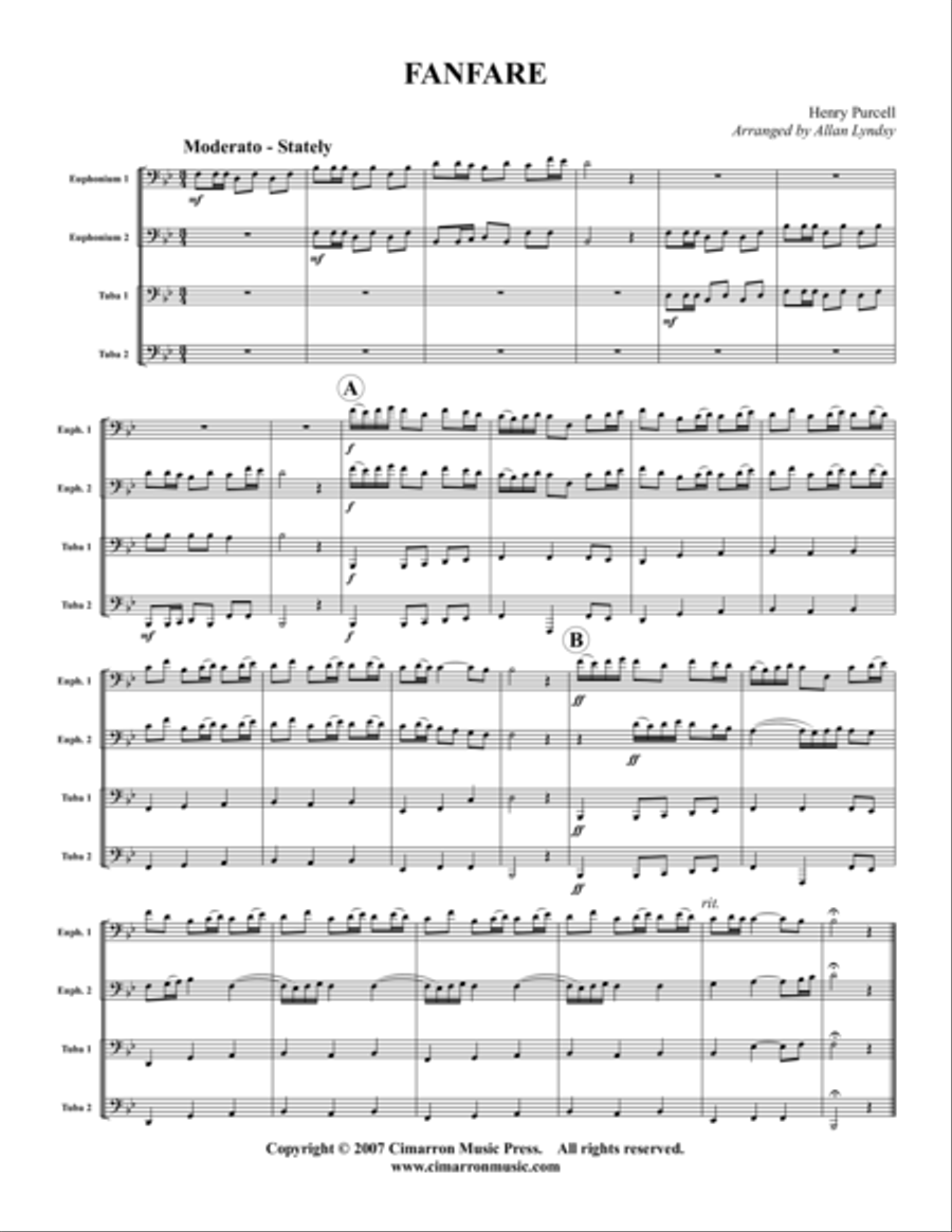 Fanfare EETT scores gallery preview page 1