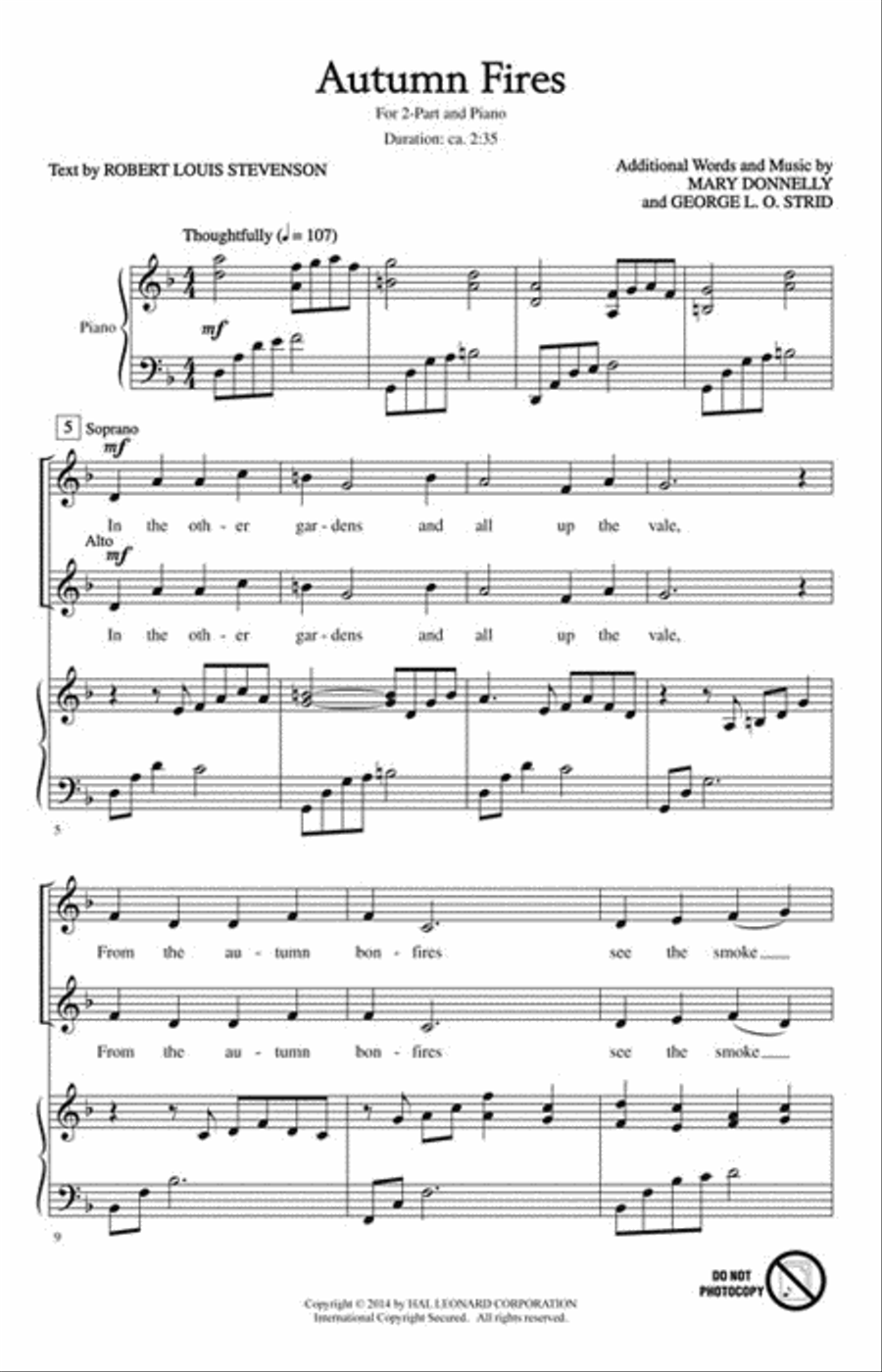 <br>Sheet music extract
