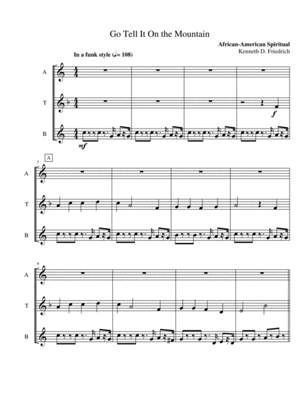 Four Christmas Trios - saxophone trio image number null