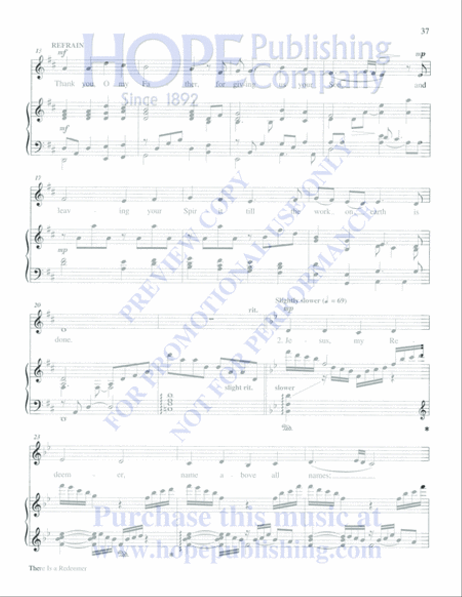 Seven Sacred Vocal Solos High Voice scores gallery preview page 40