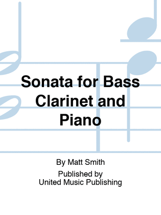 Sonata for Bass Clarinet and Piano