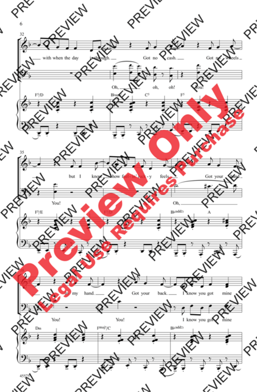 I Got You I Got You 3-Part scores gallery preview page 6