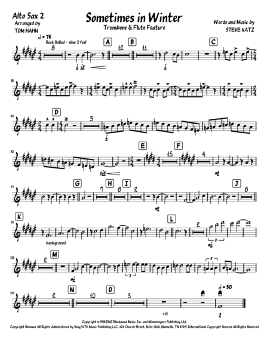 Sometimes In Winter Sometimes In Winter Jazz Ensemble scores gallery preview page 2