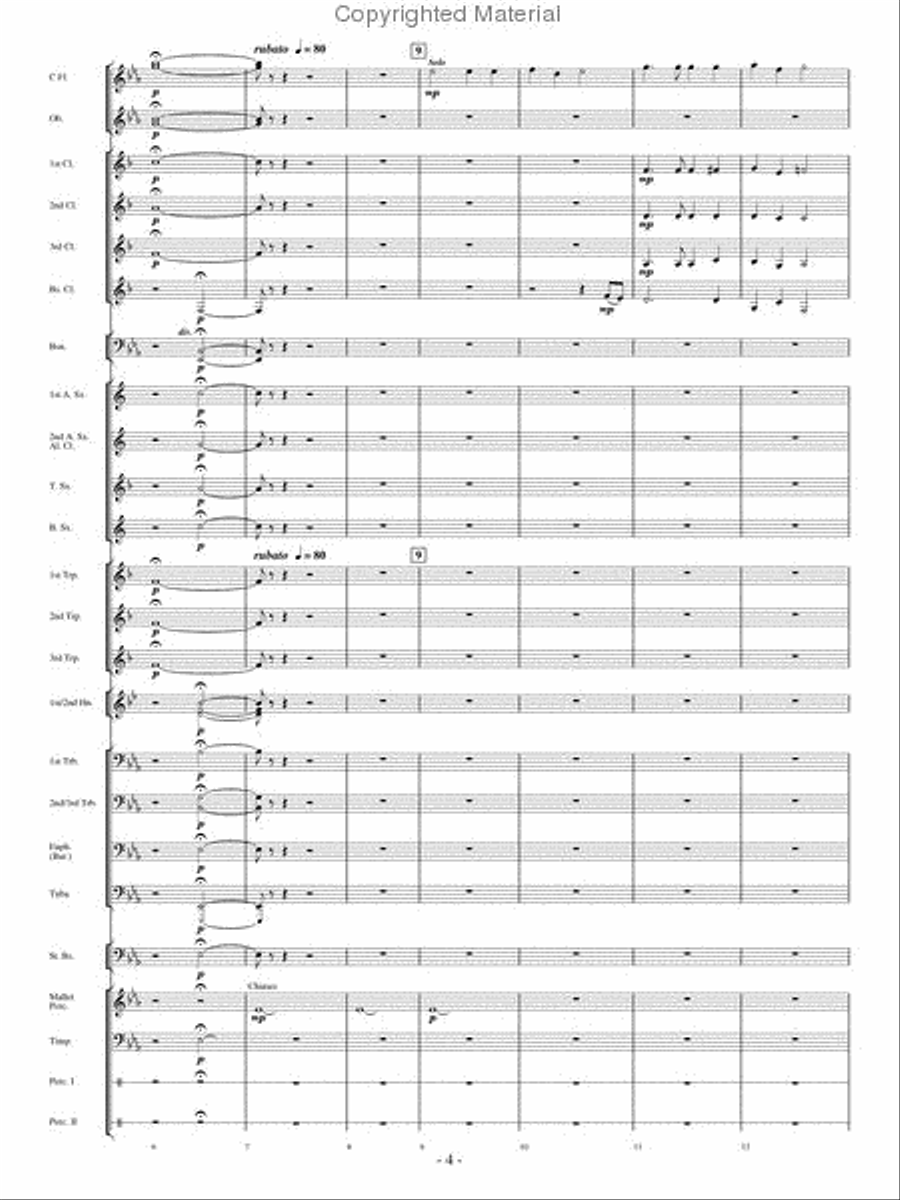 Beautiful Savior Concert Band scores gallery preview page 3