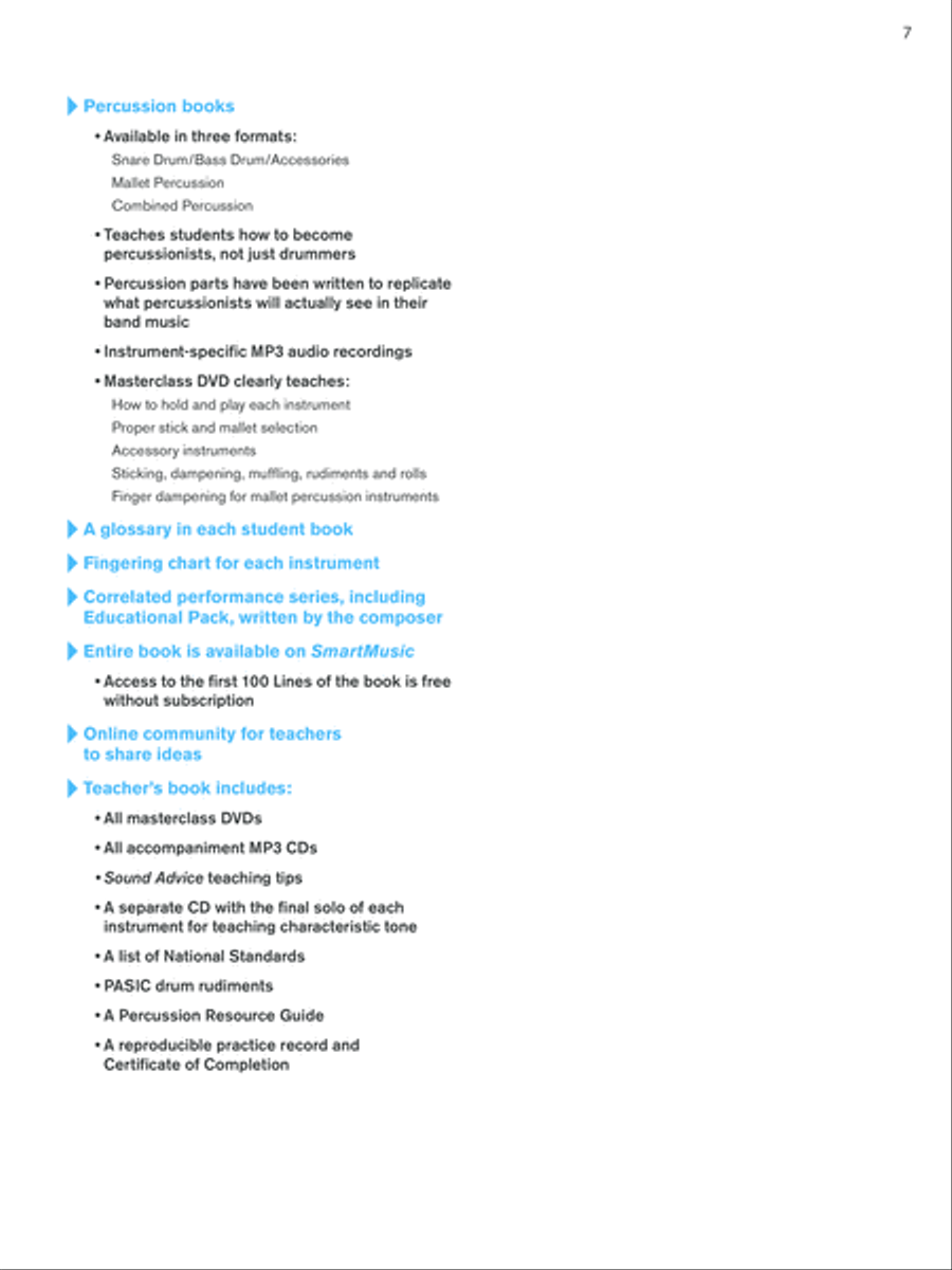 Sound Innovations for Concert Band, Book 1 Concert Band scores gallery preview page 8