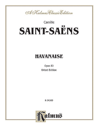 Book cover for Havanaise, Op. 83 (Urtext)