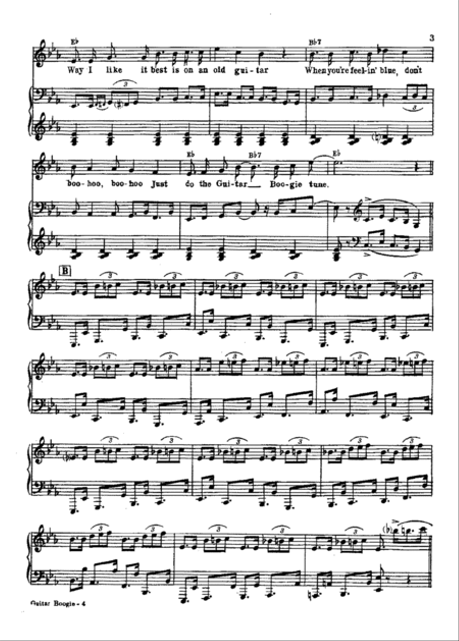 Guitar Boogie Guitar scores gallery preview page 3