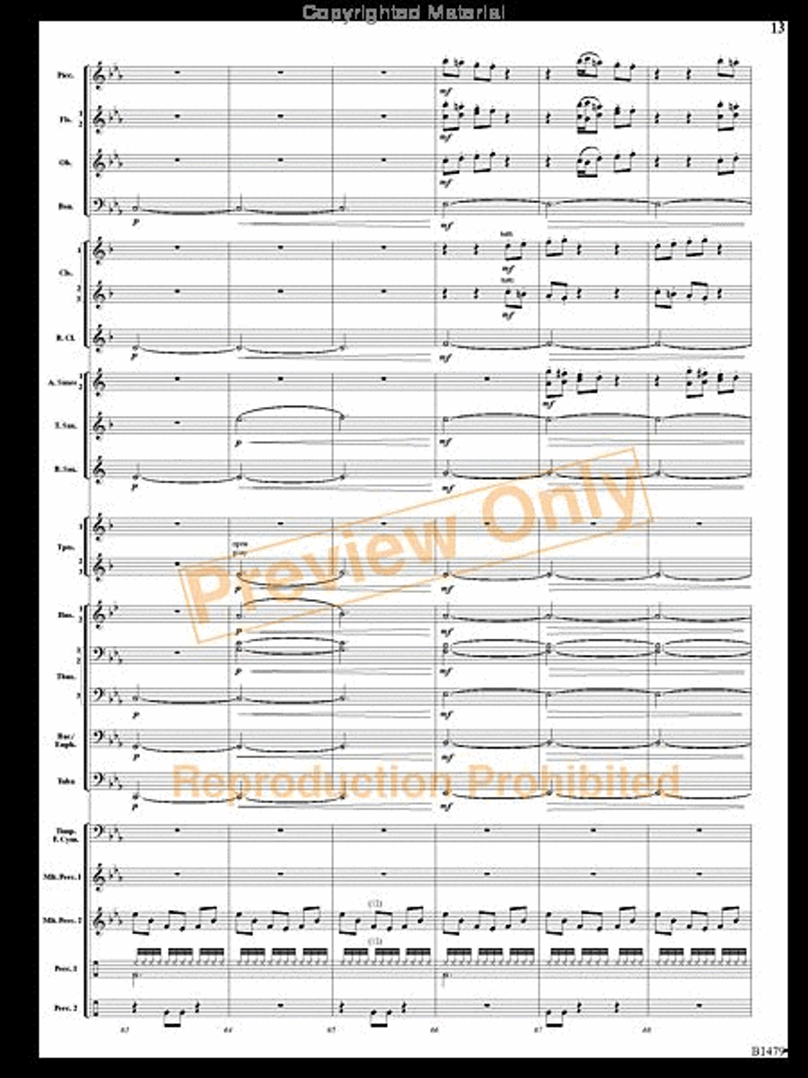 Gravity Wave Gravity Wave Concert Band scores gallery preview page 12